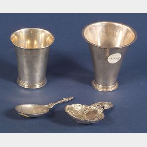Four Small Silver Tablewares