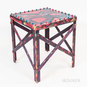 John Marcoux (American, 20th Century) Ruler Side Table