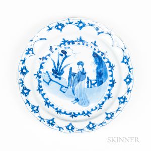 Blue and White Dish