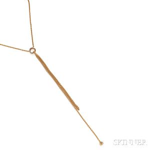 18kt Tricolor Gold "Trinity" Lariat, Cartier