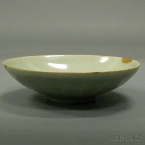 Celadon Dish with Kintsugi Repairs