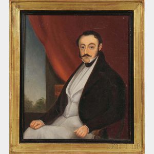 School of George Chinnery (English, Working in China, 1774-1852),Possibly Lamqua (China, 1801-1860),Portrait of China Trade Magnate H