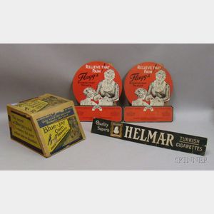 Four Early 20th Century Paper Retail Advertising Items