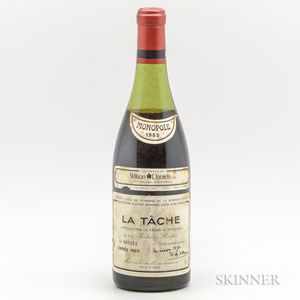 Domaine de la Romanee Conti La Tache 1985, 1 bottle