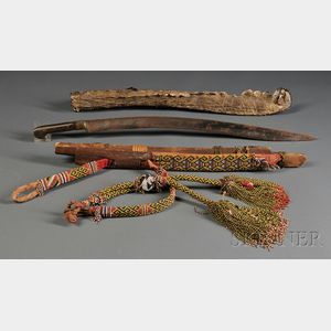 Two Indonesian Sword Scabbards
