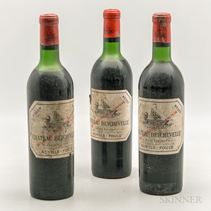 Chateau Beychevelle 1967, 3 bottles