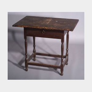 Maple and Pine Painted Tavern Table