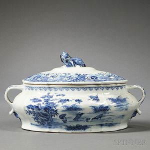 Canton Porcelain Covered Tureen