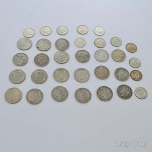 Group of Mostly Morgan and Peace Dollars