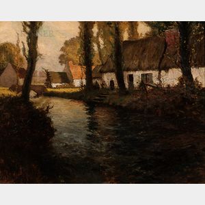 George Ames Aldrich (American, 1872-1941) River in Brittany