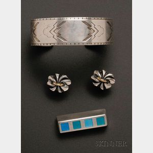 Three Pieces of Georg Jensen Jewelry