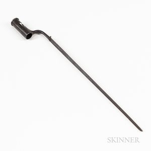 American Musket Socket Bayonet with Small Sword Blade