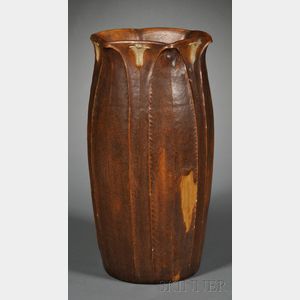 Arts and Crafts Pottery Umbrella Stand
