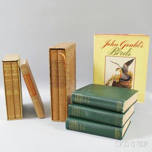 Nine Antique Furniture and Bird Reference Books