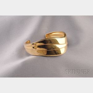 18kt Gold Cuff Bracelet, Tiffany & Co.