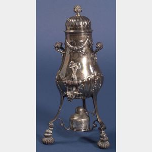 French Classical Revival .950 Silver Hot Water Urn