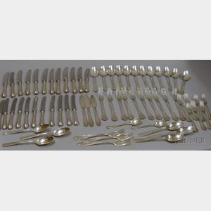 Group of .800 Silver and Silver Plated Flatware