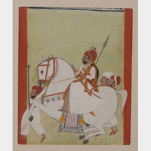Two Indian Miniature Paintings