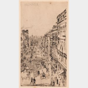 James Abbott McNeill Whistler (American, 1834-1903) St. James's Street