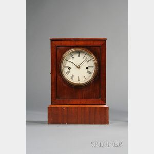Mahogany Shelf Clock by Chauncey Jerome