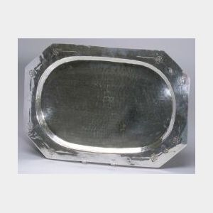 Gebelein Silver Plated Copper Tray
