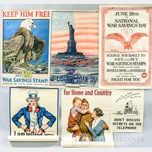 Extensive Group of WWI and WWII Posters