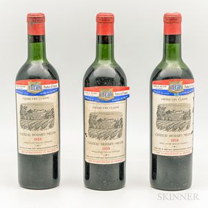 Chateau Duhart Milon 1959, 3 bottles