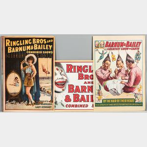 Group of Circus Poster and Advertisement Reprints