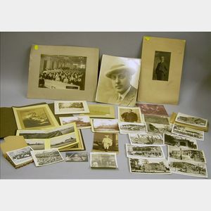 Group of Late 19th and Early 20th Century Photographs and Souvenir Items