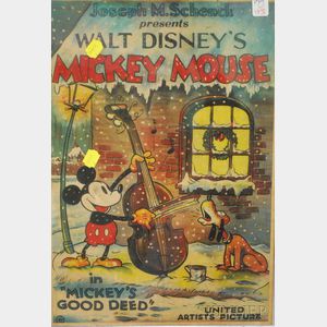 Walt Disney's Mickey Mouse, Mickey's Good Deed Poster