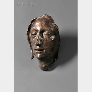 Kahlil George Gibran (American, 1922-2008) Delphic Mask