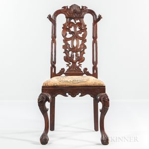 Carved Hardwood Chair