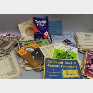 Collection of 20th Century Sheet Music