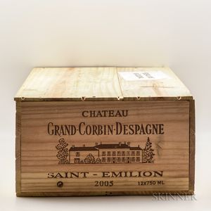 Chateau Grand Corbin Despagne 2005, 12 bottles (owc)