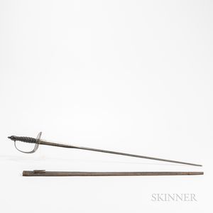 British Officer's Sword with Scabbard