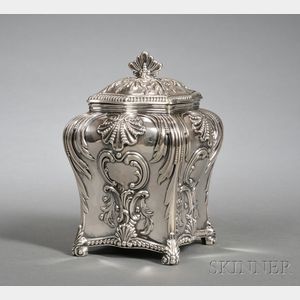 Victorian Silver Tea Caddy