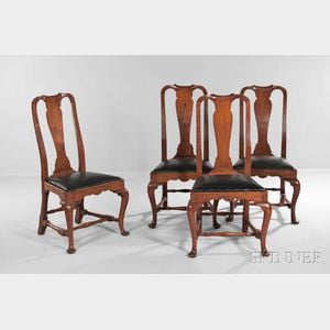 Assembled Set of Four Side Chairs
