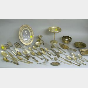 Lot of Sterling Silver and and Silver Plated Tableware
