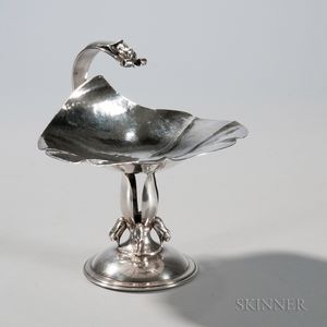 Carl Poul Petersen Sterling Silver Compote