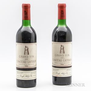 Chateau Latour 1969, 2 bottles