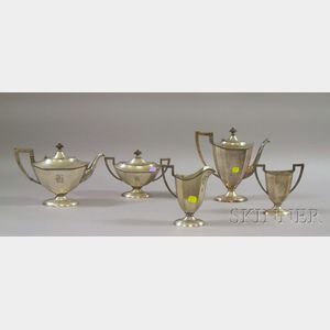 Five-Piece Silver Plated Tea and Coffee Service.