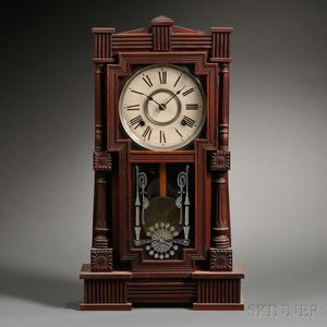 Gilbert "Mitra" Walnut Shelf Clock
