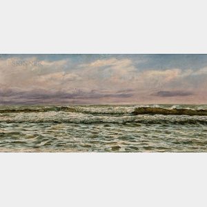 John Brett (British, 1831-1902) Seascape