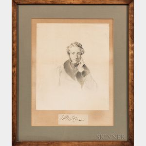 School of Henry William Pickersgill (British, 1782-1875) Portrait of Edward George Earle Lytton Bulwer-Lytton (1803-1873)
