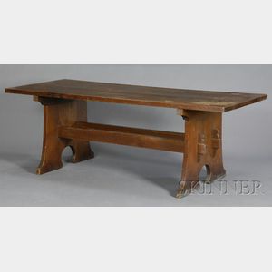 Arts & Crafts Library Table