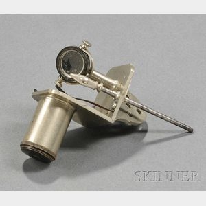 Silver Miniature Microscope