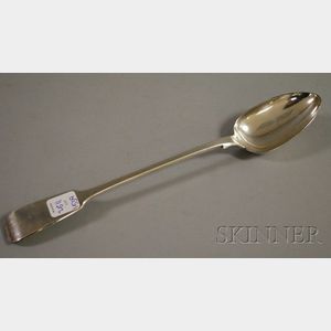 Georgian Silver Plated Stuffing Spoon
