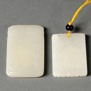 Two Jade Plaques