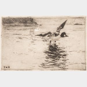 Frank Weston Benson (American, 1862-1951) Male Whistler