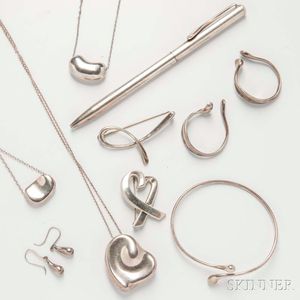 Group of Tiffany & Co. Sterling Silver Jewelry